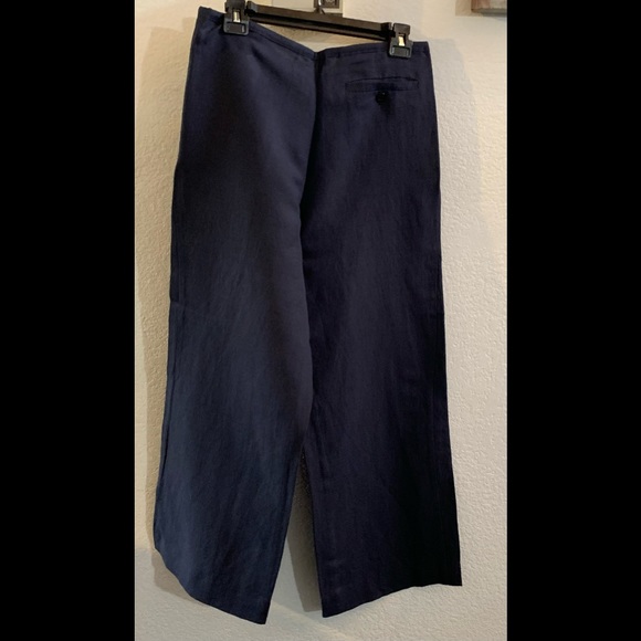 ESPRIT DE CORP. Linen/rayon pant set medium blue - Picture 5 of 8